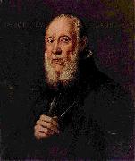 Jacopo Tintoretto Portrat des Bildhauers Jacopo Sansovino oil painting reproduction